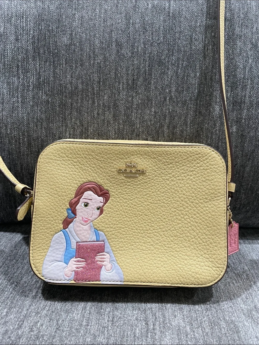 COACH × Disney Exclusive Princess Belle Limited Edition Camera Crossbody Bag